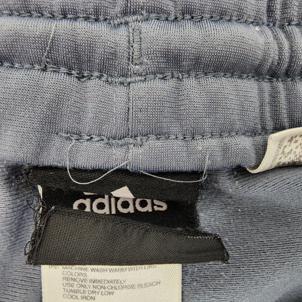 Adidas Tracksuit Bottoms Y2K Vintage Sports Joggers Gray Mens Size‎ M - Picture 6 of 6